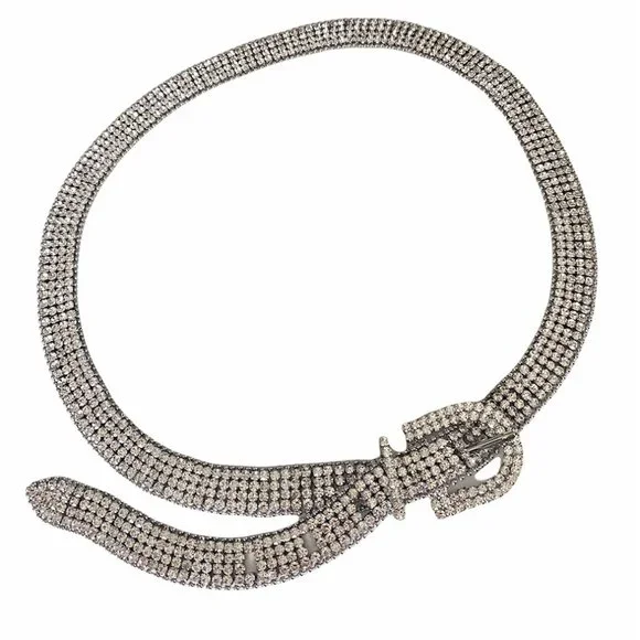 Zara | Accessories | Auth New Zara Silver Sparkly Rhinestone  display picture 1